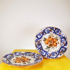 Elegante piatto decorativo in ceramica Comas, 2 pezzi