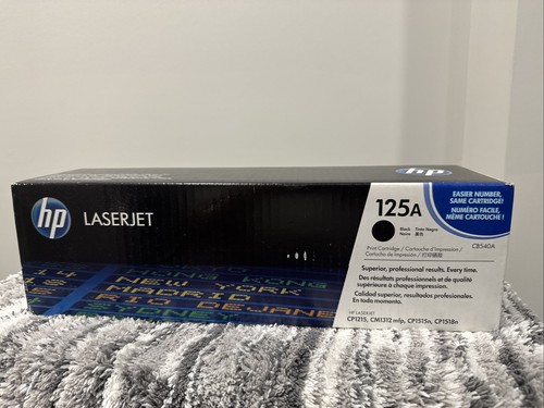 Genuine HP LaserJet 125A Black Toner Cartridge CB540A