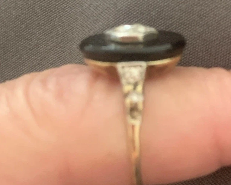 19th Century Diamond Solitaire Ring Set in - Image 4 of 4