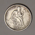 1877-P Seated Liberty Dime — photo from another recent sale