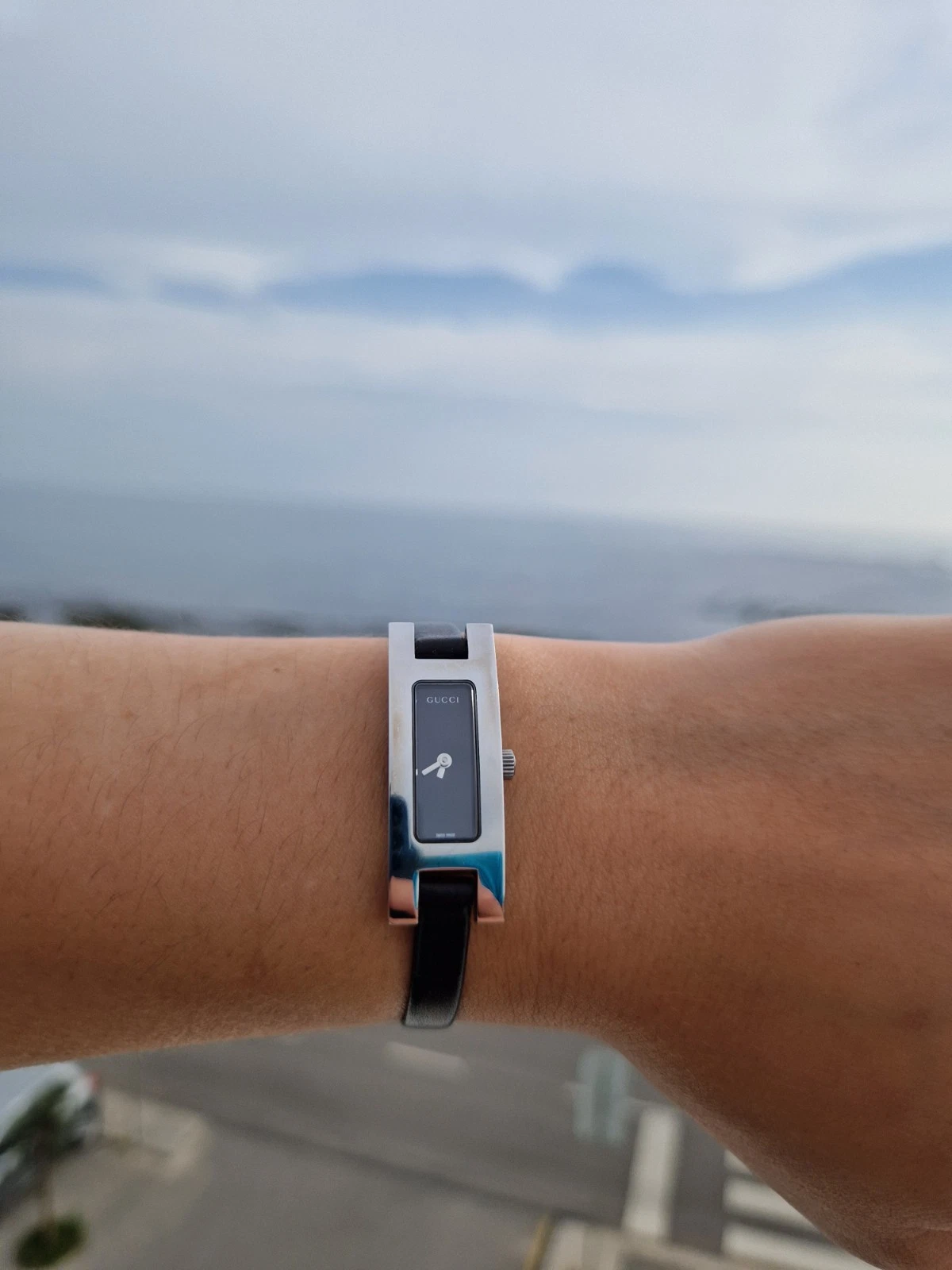 Orologio donna Gucci 3900L Swiss Made cinturino pelle acciaio inox