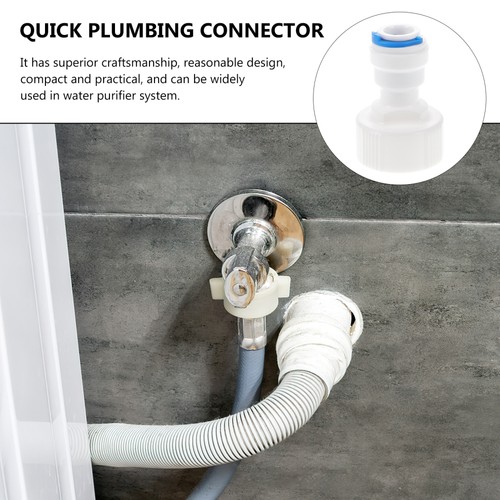 5 Pcs Adapter Water Hose Quick Connect Fittings Garden Connectors and for Sink - Picture 2 of 11