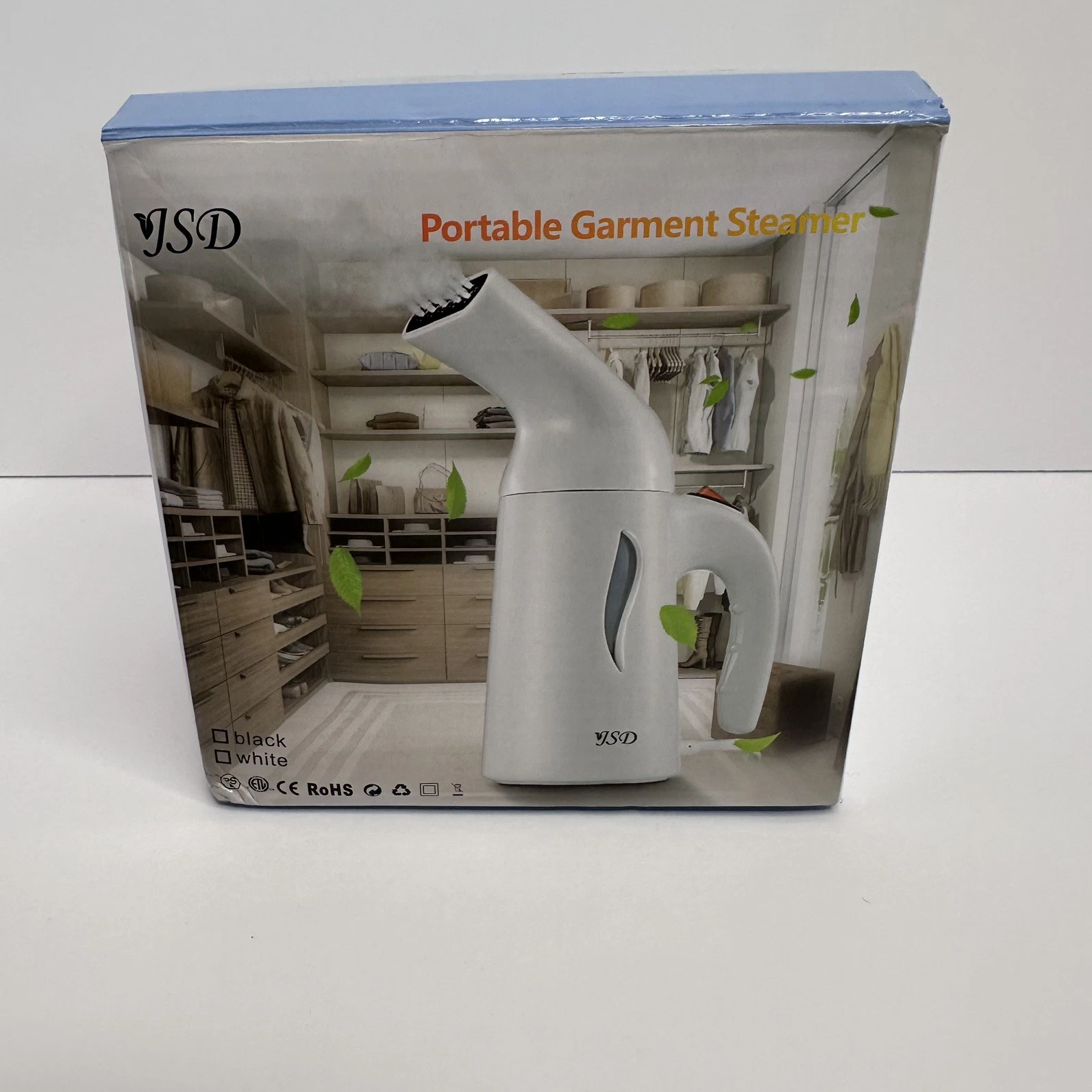 JSD Handheld Steamer / Portable Travel Garment Steamer NEW with bag & CoatHanger