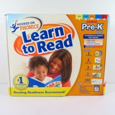 Hooked On Phonics Learn To Read Pre-K Edition 3-4 Years Complete Box Set New