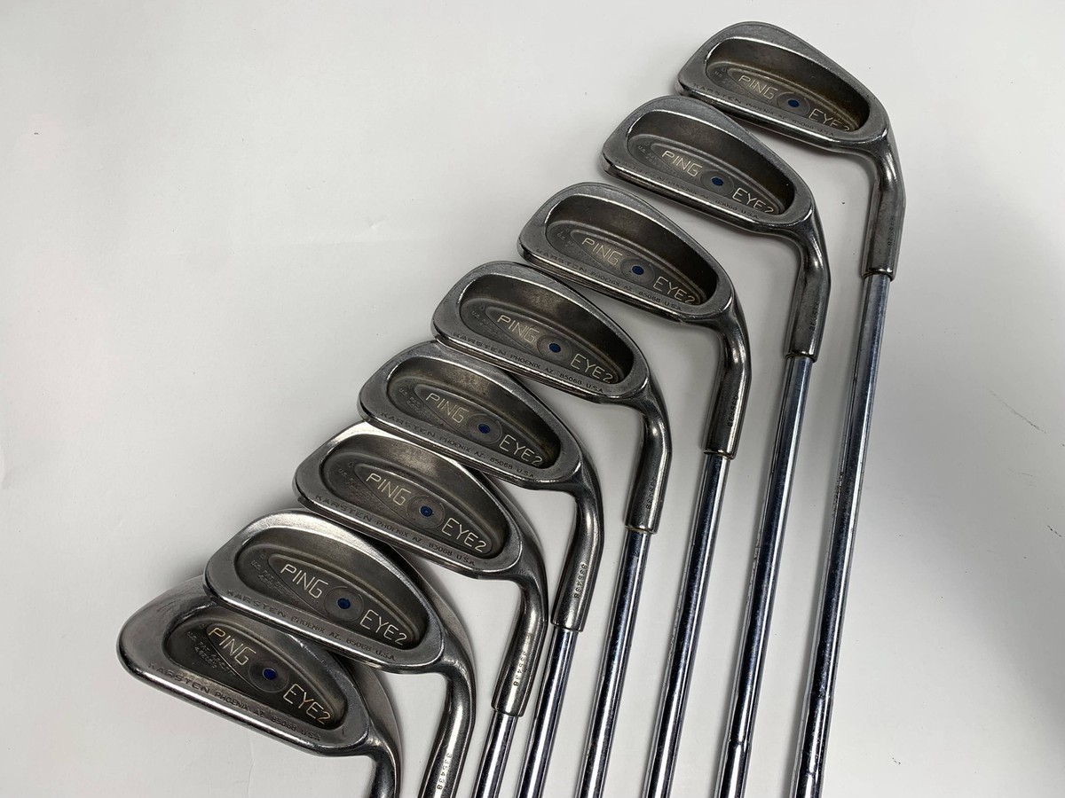 Ping Eye 2 Iron Set 4-PW+LW Blue Dot 1* Up Karsten ZZ-Lite