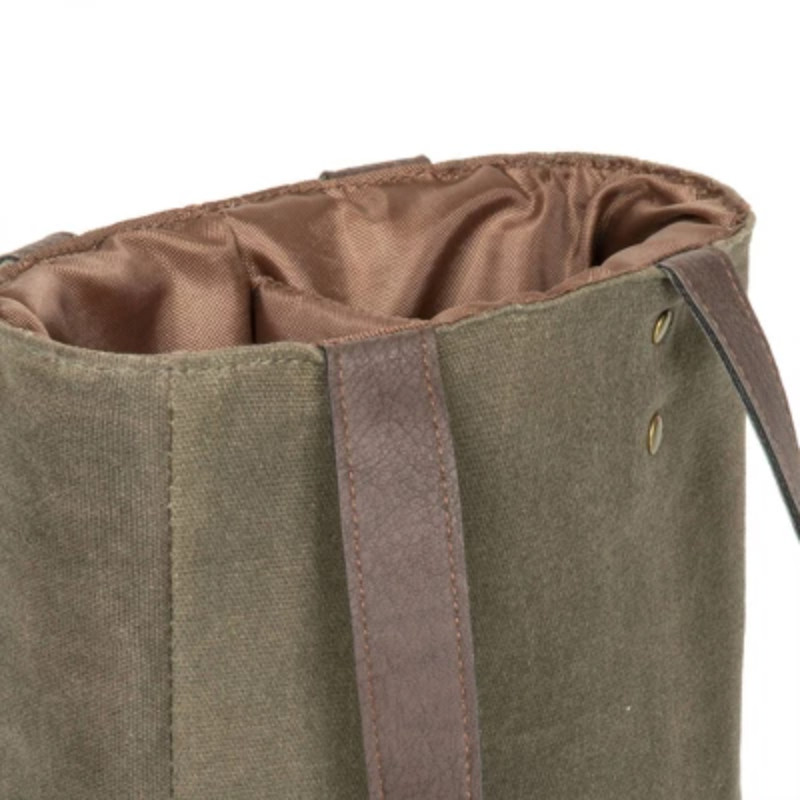 Picnic Time 34.65qt Waxed Canvas Wine Bag