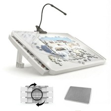 1500 Pieces Rotating Puzzle Board with 6 Drawers and Cover 35"X26"Portable Spinn