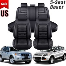 For Ford Escape 02-19 Car Seat Cover Full Set Pu Leather 5seat Protector Cushion For Ford Escape 02-19 Car Seat Cover Full Set Pu Leather 5seat Protector Cushion