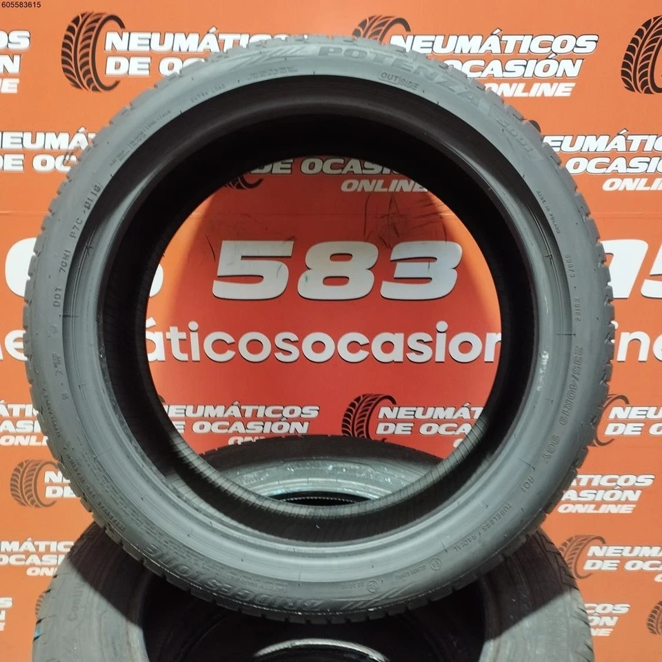 2x 235 40 R19 96Y XL BRIDGESTONE POTENZA S001 RO 6.2/6.44 MM REF. 14494 - Imagen 4 de 4