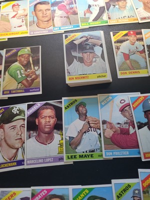 1966 Topps Baseball Card Lot - 72 Different - Norm Seibern | Floyd Robinson