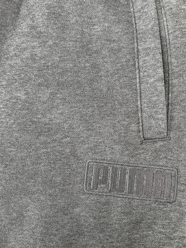 Puma Mens Grey Shorts Fleece New With Tags Size Medium BNWT - Picture 5 of 6