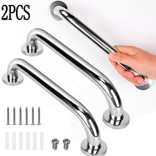 2Pack 13/20" Stainless Steel Grab Bar Bathroom Safety Handle Handicap Shower Tub