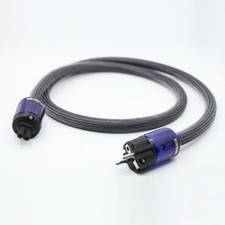 OCC Pure Copper Cord US/EU Schuko to Figure 8 IEC Adapter HIFI Audio Power Cable