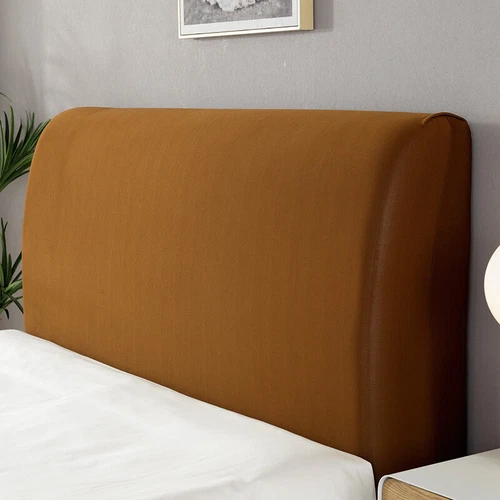 Stretch Bed Head Cover Pure Color Bed Head Slipcover Bedside Dust-proof Decor AU - Picture 8 of 25
