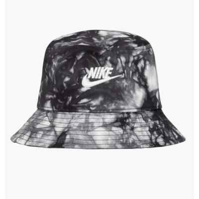 Nike Apex Tie Dye Bucket Hat Black White Unisex Adults Size S FB5386 010 New