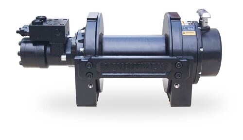 Novawinch HEN 18,000 lbs hydraulic winch, dual load valve, manual freespool