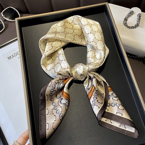 AU 100% 68cm Mulberry Silk Scarf Square Luxury Mathers Day Gift Free Buckle - Picture 12 of 53