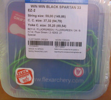 SOLOFLEX NEON GREEN STRING/CABLE KIT FOR WIN & WIN BOW BLACK SPARTAN 33 EZ-2