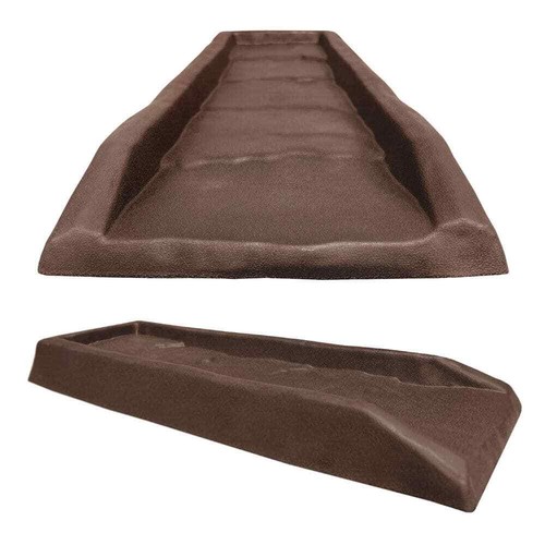 2 Pack Chocolate Splash Block Gutter Downspout – Drainage Protector for Home - Picture 2 of 8