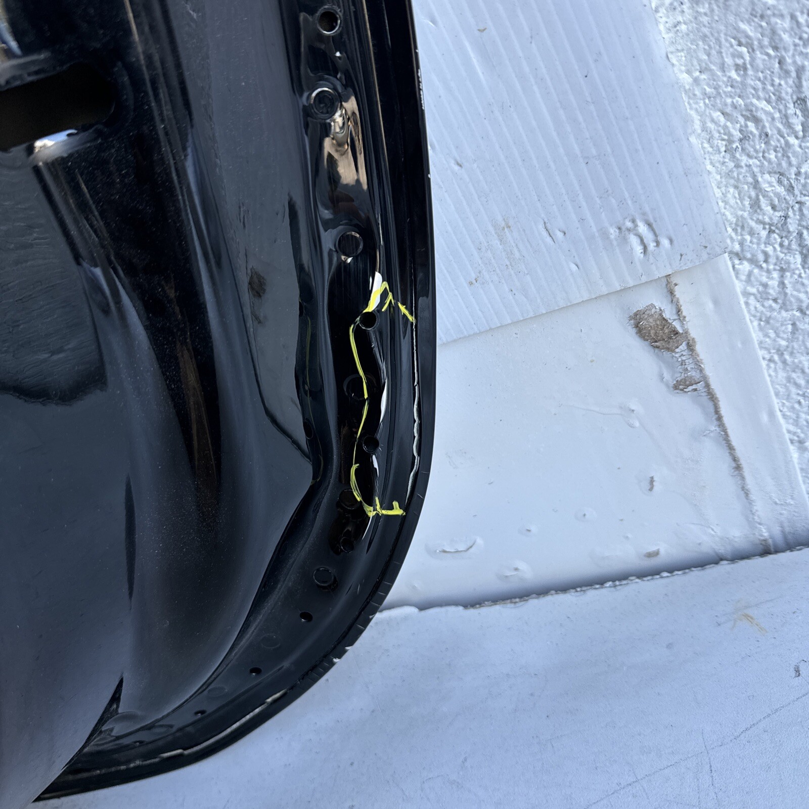 08-14 Ferrari California Right RH Door SHELL  Used Damaged #2191