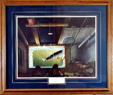 Les Kouba Darkhouse Spearing Legacy Large Print Framed