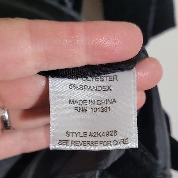 Vintage Women Black Velvet Blazer Size M Lined Y2K 90s Dark Whimsigoth Grunge - Image 4 of 4