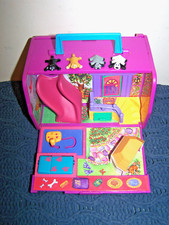 1995 POUND PUPPIES PURRIES PARADISE ALLEY MINI PLAYSET CATS DOGS PET CARRIER