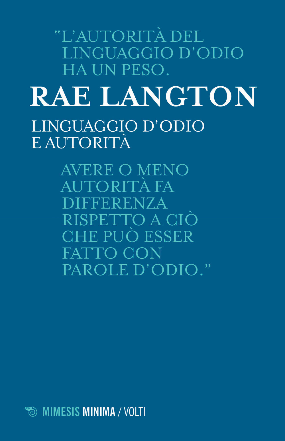 Linguaggio d'odio e di autorità - Langton Rae