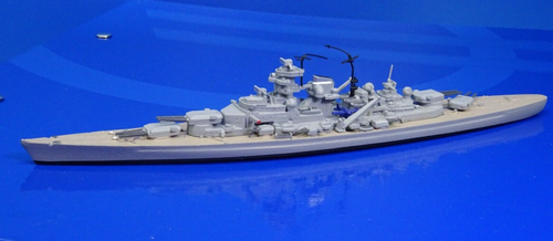 Hansa S. 100 Bismark Schlachtschiff Schiff Kriegsschiff ca. 1:1250 20 cm DR 58