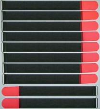 10x opaski kablowe na rzep 500 x 50 mm neonowo-czerwone SO taśma kablowa rzep kablowy rzep taśma rzepowa