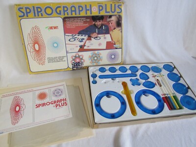 Vintage Spirograph Plus 1982 Kenner  14210 Includes Incomplete