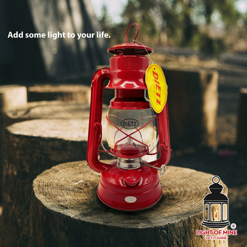 LOM - Dietz #76 Original Red Oil Lantern with 1/2" Wick Strips - 第 4/5 張圖片