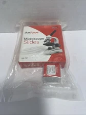 AmScope 72 Pre-Cleaned Blank Microscope Slides & 100 22x22mm Square Glass Covers