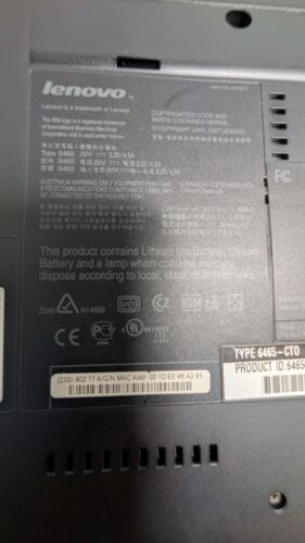 Lenovo ThinkPad T Series Core 2 Duo T7300 2.0 Ghz 2 Gb memoria Win Vista - Foto 19 di 20