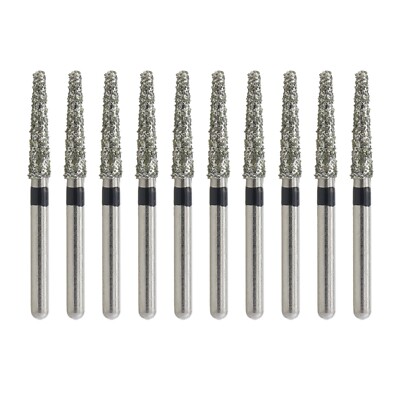 Dental Diamond Burs FG 856/018SC Round End Taper Super Coarse High Speed 1.8mm