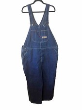 Vintage Big Mac Overalls Size 44x26 Carpenter Square Bak Workwear Chore Barn