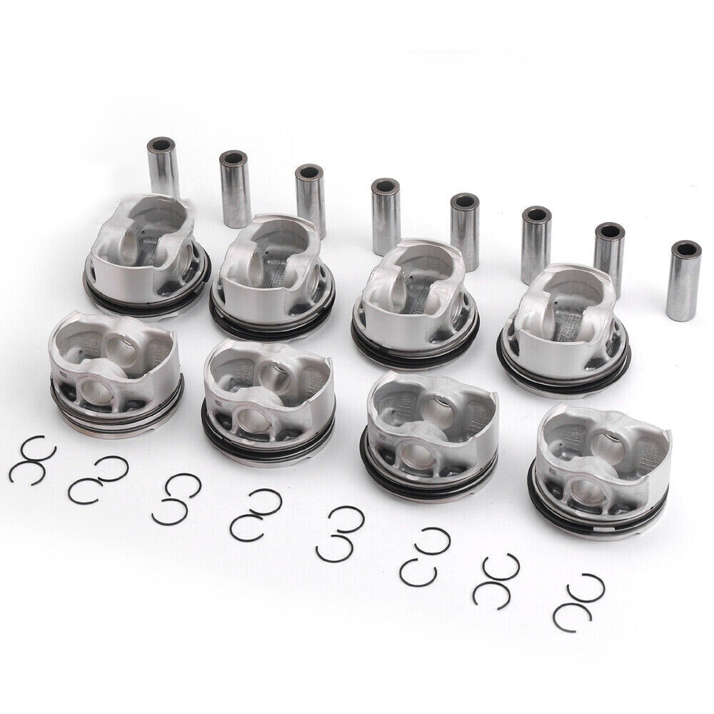 N63 Pistons & Rings Set for BMW 550i 750i X5 F01 F02 F03 E70 E71 4.4L