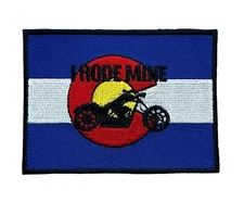 Colorado I Rode Mine Biker 3 Inch Embroidered Patch IV4668 F5D13J