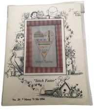 Mosey N Me Cross Stitch Pattern Stitch Faster Heart Crafter Craft Room Decor