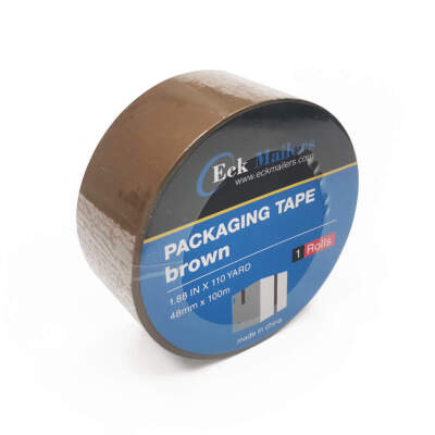 1.88'' 110 Yard Brown Packing Tape For Packaging Carton Box Moving Shipping 2 MIL