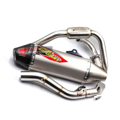 FULL SYSTEM EXHAUST MUFFLER RACING CARBON PIPE FIT FOR KAWASAKI KLX230L KLX230R - Picture 3 of 7