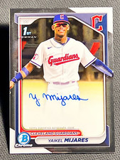 2024 Bowman Chrome 1st PROSPECT ROOKIE AUTO Yaikel Mijares Item 36