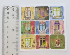 Violette Stickers - WINDOWS - 4x4 Square of Stickers #K183