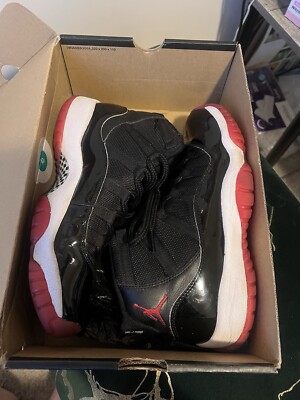 Size 7 - Jordan 11 Retro Bred 2019 (GS) Air Jordan 11 Retro Bred 2019 GS - 378038-061 Kids Shoes | eBay main image 2
