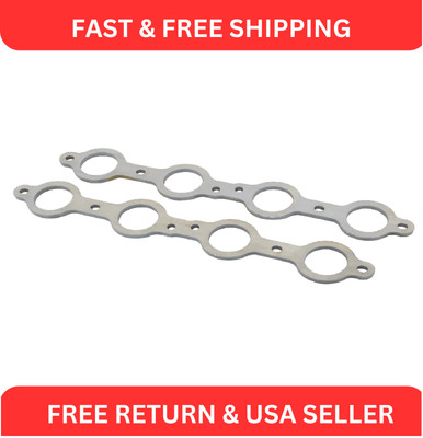 Header Flange Plates, Round Port, 1-3/4 Inch, Fits Chevy LS1