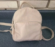 N1 Primark Mini Cream Backpack Zip Up 