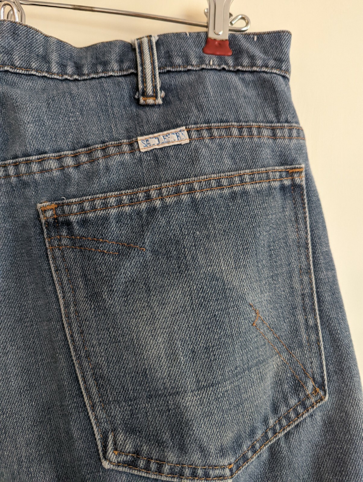 Vintage 1970s Saddleback JeansWide Flare Leg Gem