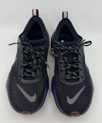 Nike Wmns ZoomX Invincible Run FK 3 Black Iron Grey Women Size 9.5 DR2660-004