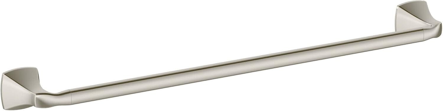 Moen YB5118BN Voss 18-Inch Bathroom Towel Bar in Brushed Nickel