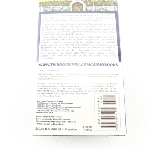 Violets are Blue 2001 Audio Book James Patterson 6-Cassette 8-Hours Unabridged - Picture 2 of 11